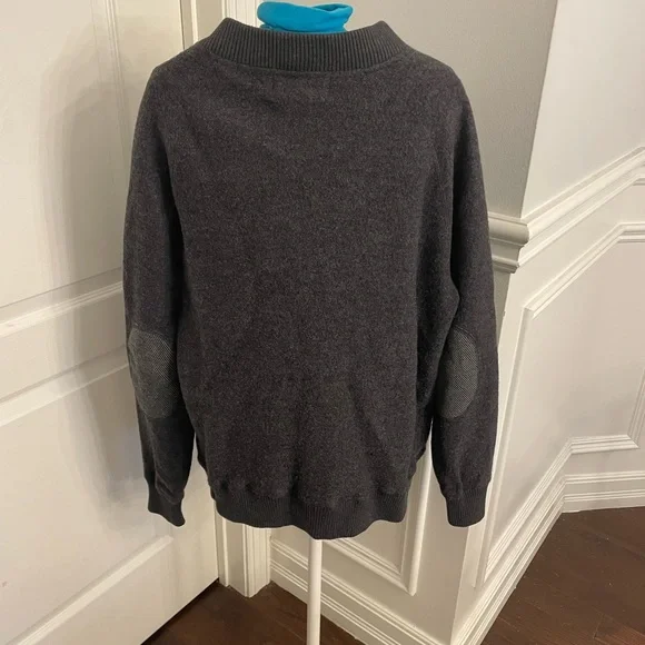 Gray Zip-Up Sweater - Picture 2 of 8